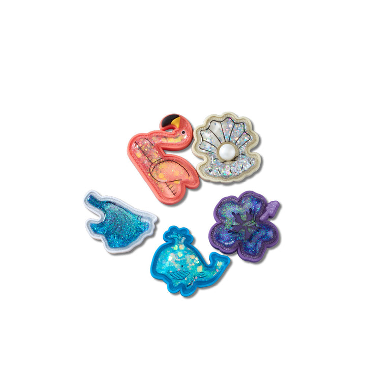 ตัวติดรองเท้า JIBBITZ™ SQUISHY BEACH ICONS 5 PACK