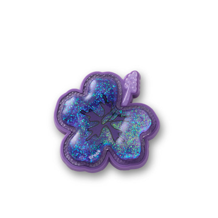 ตัวติดรองเท้า JIBBITZ™ SQUISH PURPLE HIBISCUS