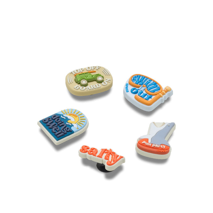 ตัวติดรองเท้า JIBBITZ™ IRREVERENT SUMMER ICONS 5 PACK