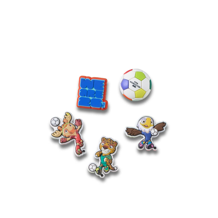 ตัวติดรองเท้า JIBBITZ™ FIFA WORLD CUP 2026™ 5 PACK