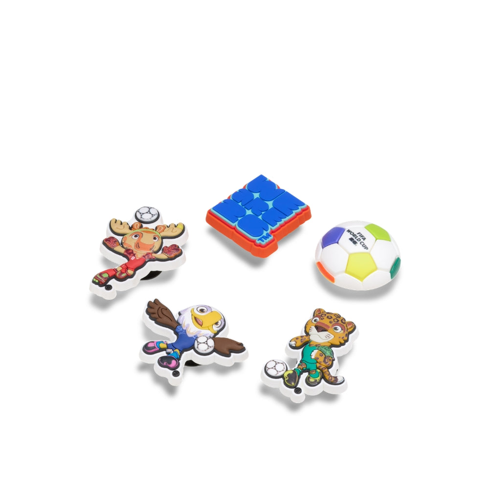 ตัวติดรองเท้า JIBBITZ™ FIFA WORLD CUP 2026™ 5 PACK