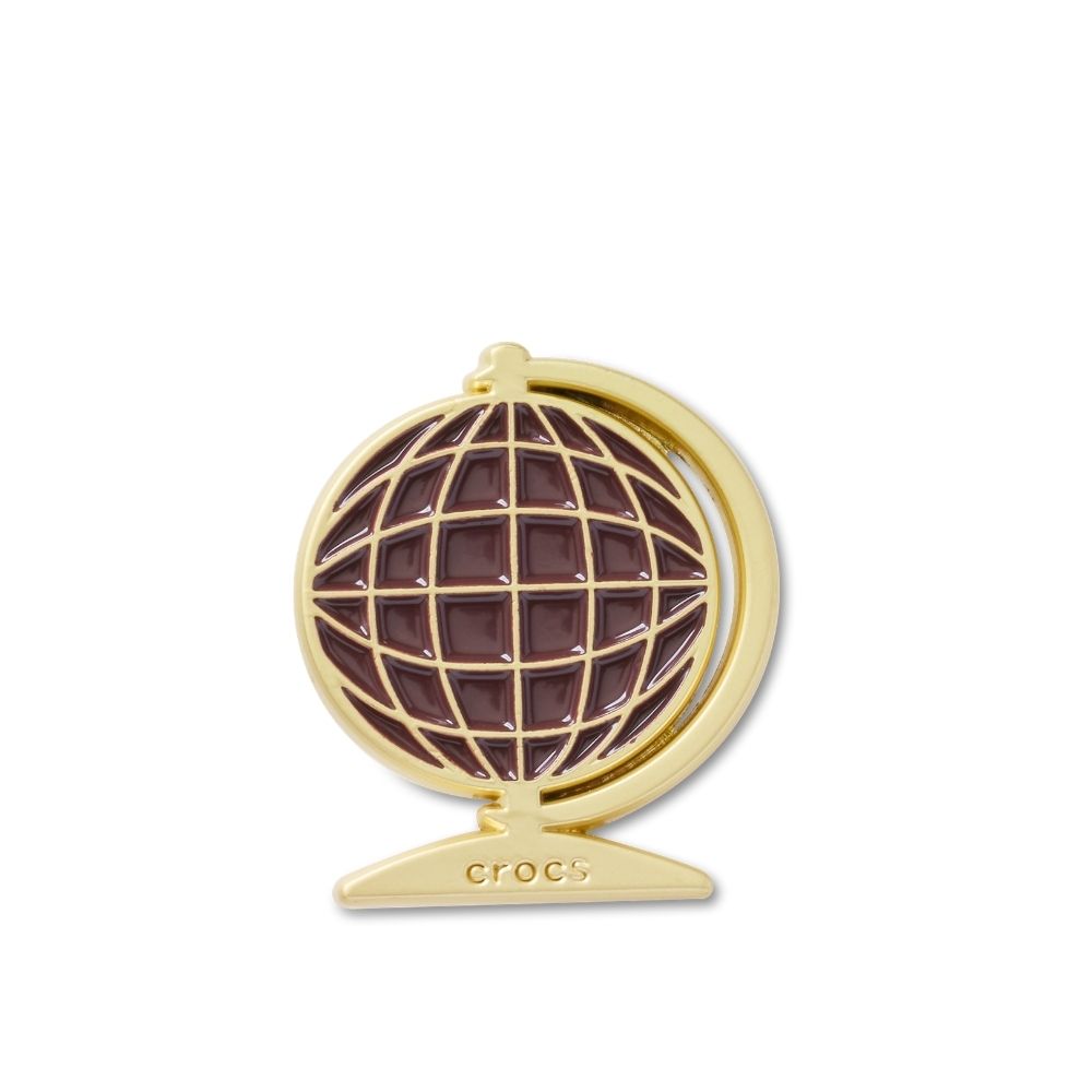 JIBBITZ™ RETRO MAROON GLOBE