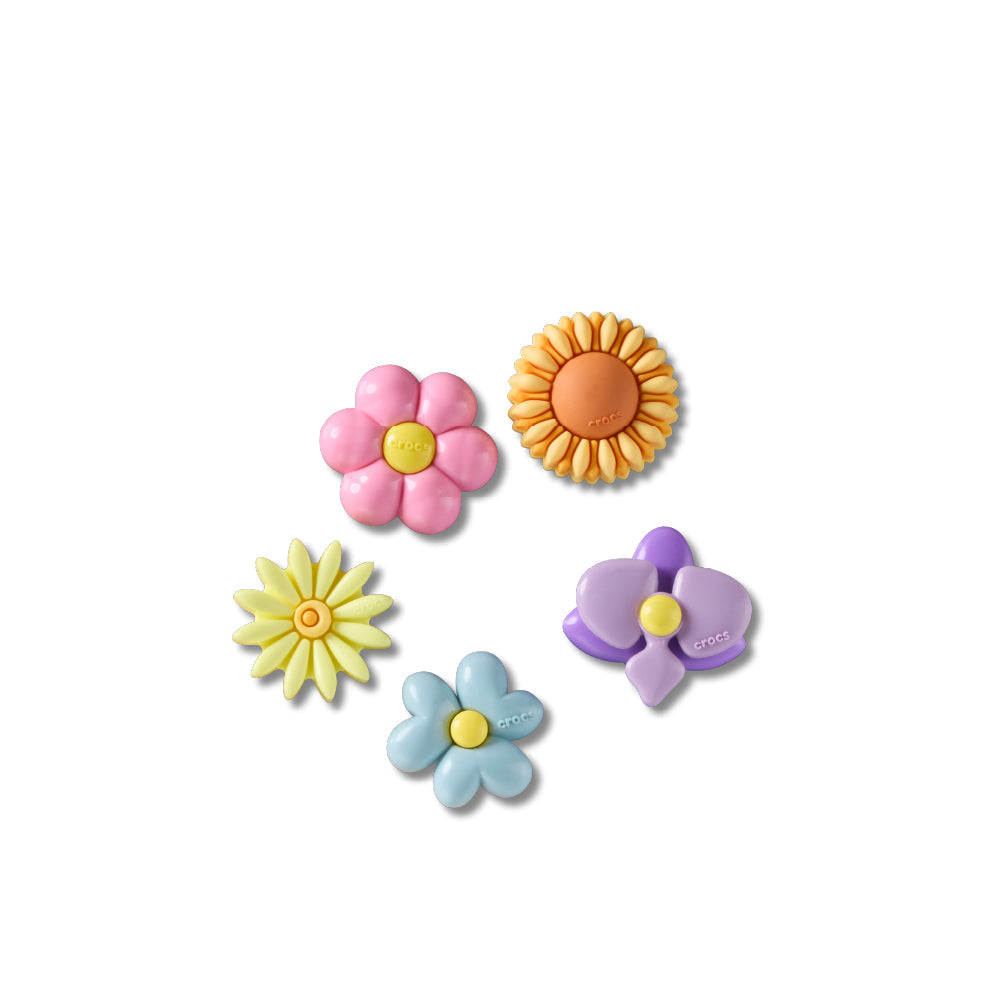 JIBBITZ™ PUFFY FLOWERS 5 PACK