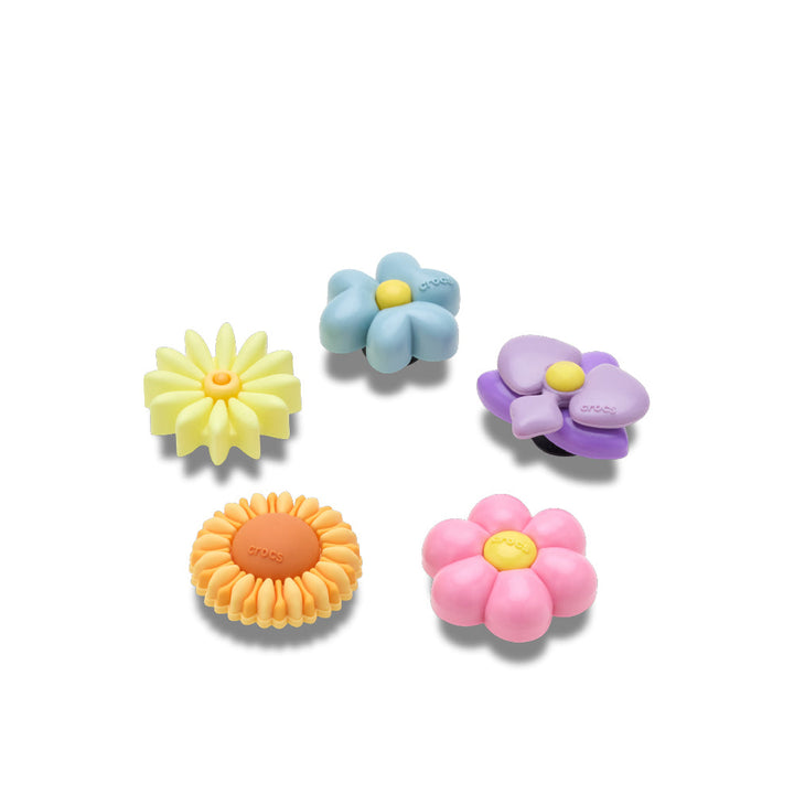 JIBBITZ™ PUFFY FLOWERS 5 PACK