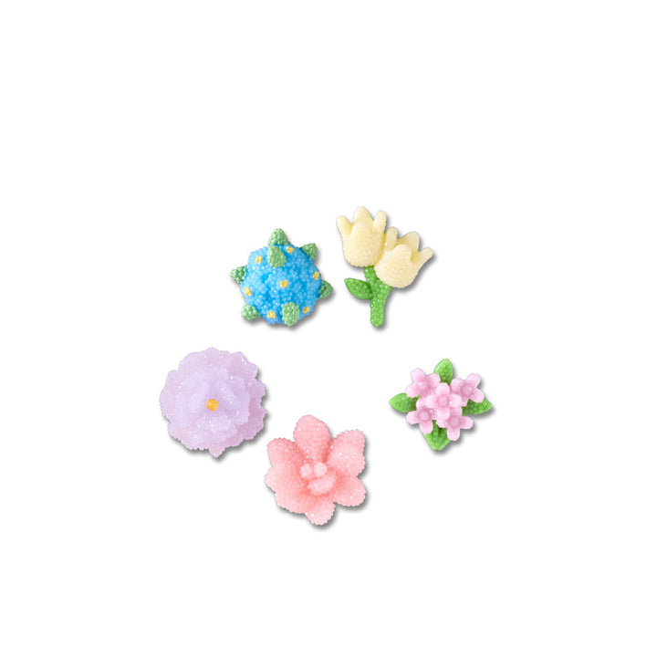 ตัวติดรองเท้า JIBBITZ™ BEADED FLOWERS 5 PACK