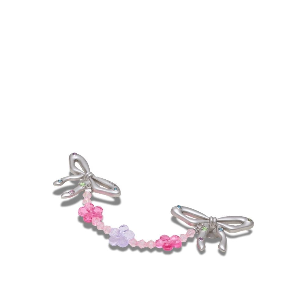 ตัวติดรองเท้า JIBBITZ™ SILVER META FLOWER CHAIN