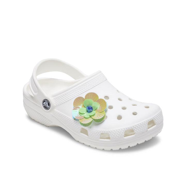 JIBBITZ™ SEQUIN GREEN FLOWER