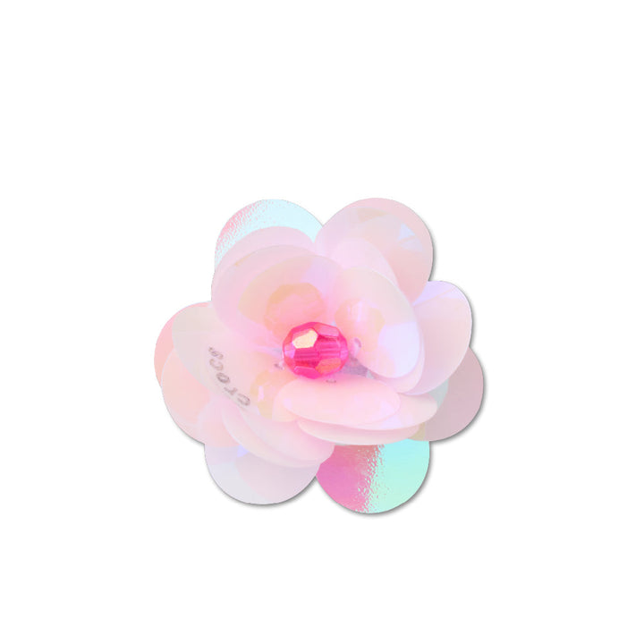 JIBBITZ™ SEQUIN PINK FLOWER