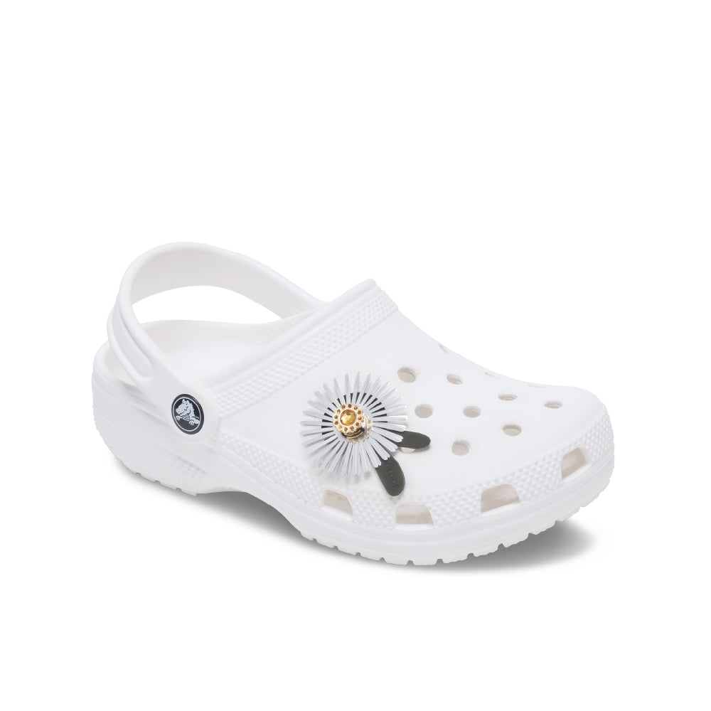 ตัวติดรองเท้า JIBBITZ™ SILVER SEQUIN FLOWER