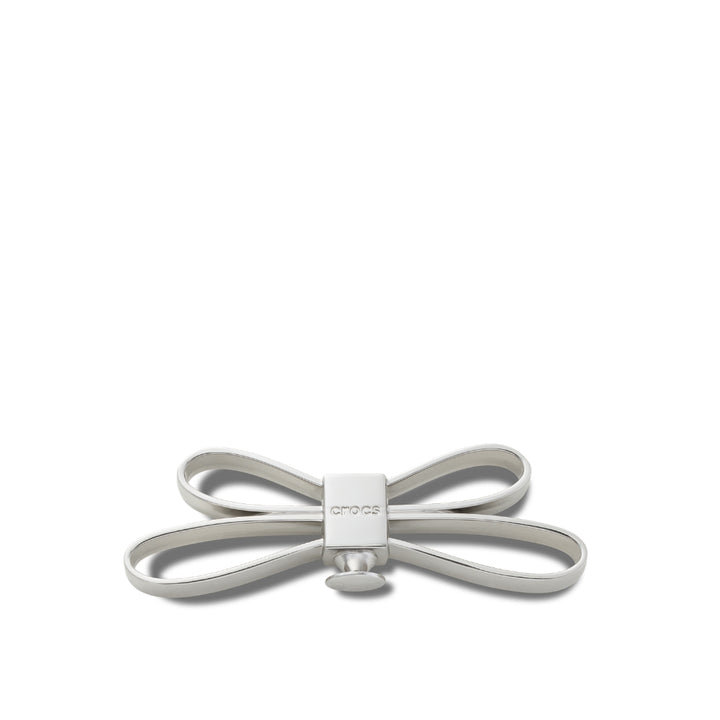 JIBBITZ™ MEGA SILVER 3D BOW