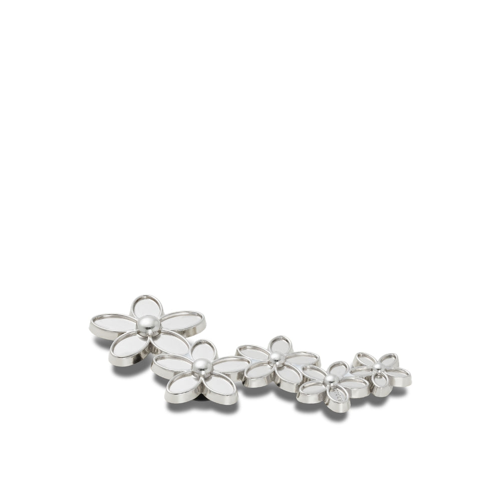 JIBBITZ™ MEGA SILVER FLOWER CLUSTER