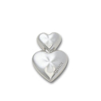 ตัวติดรองเท้า JIBBITZ™ SILVER DOUBLE HEART