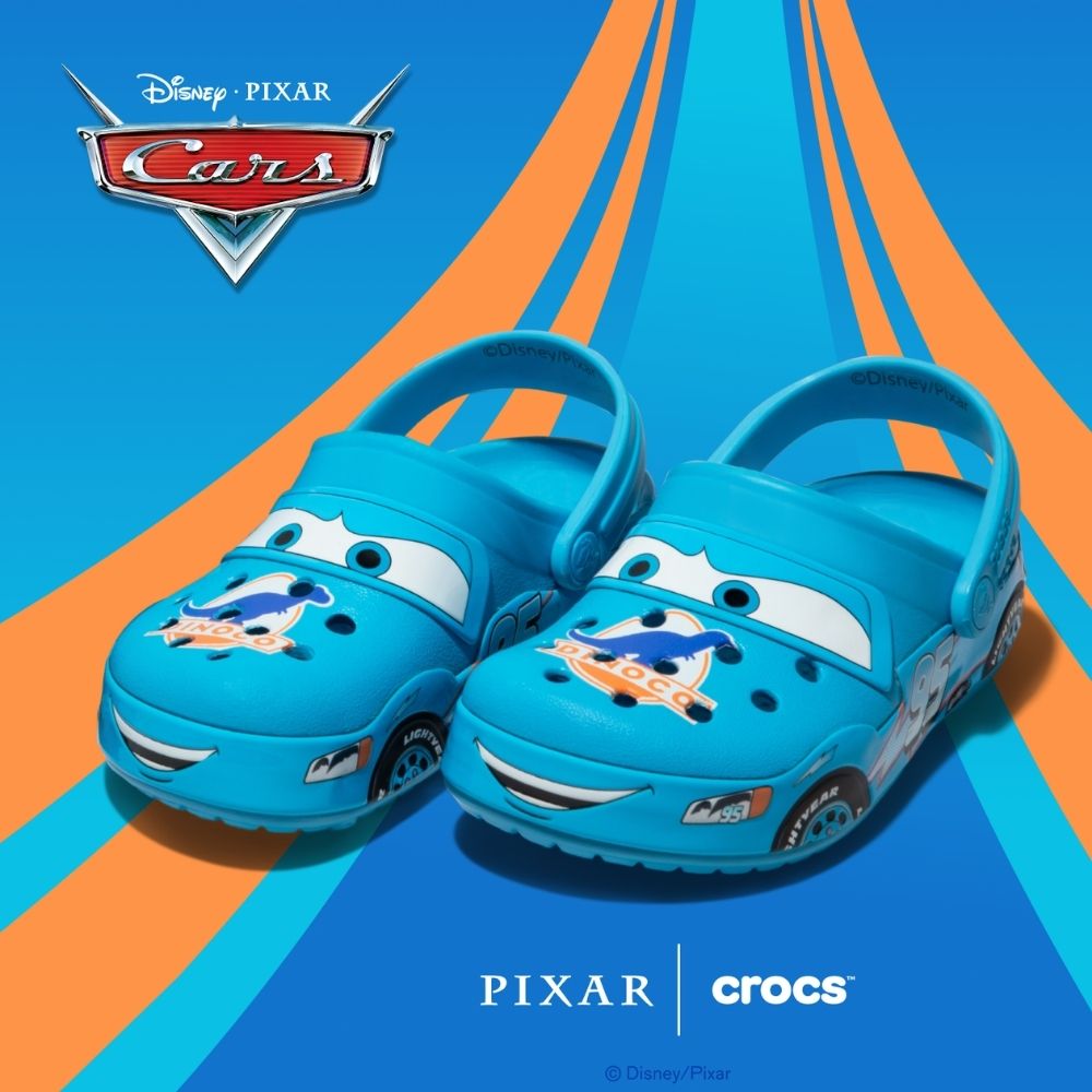 รองเท้าลำลองเด็ก KIDS' LIGHTNING MCQUEEN DINOCO CROCBAND™