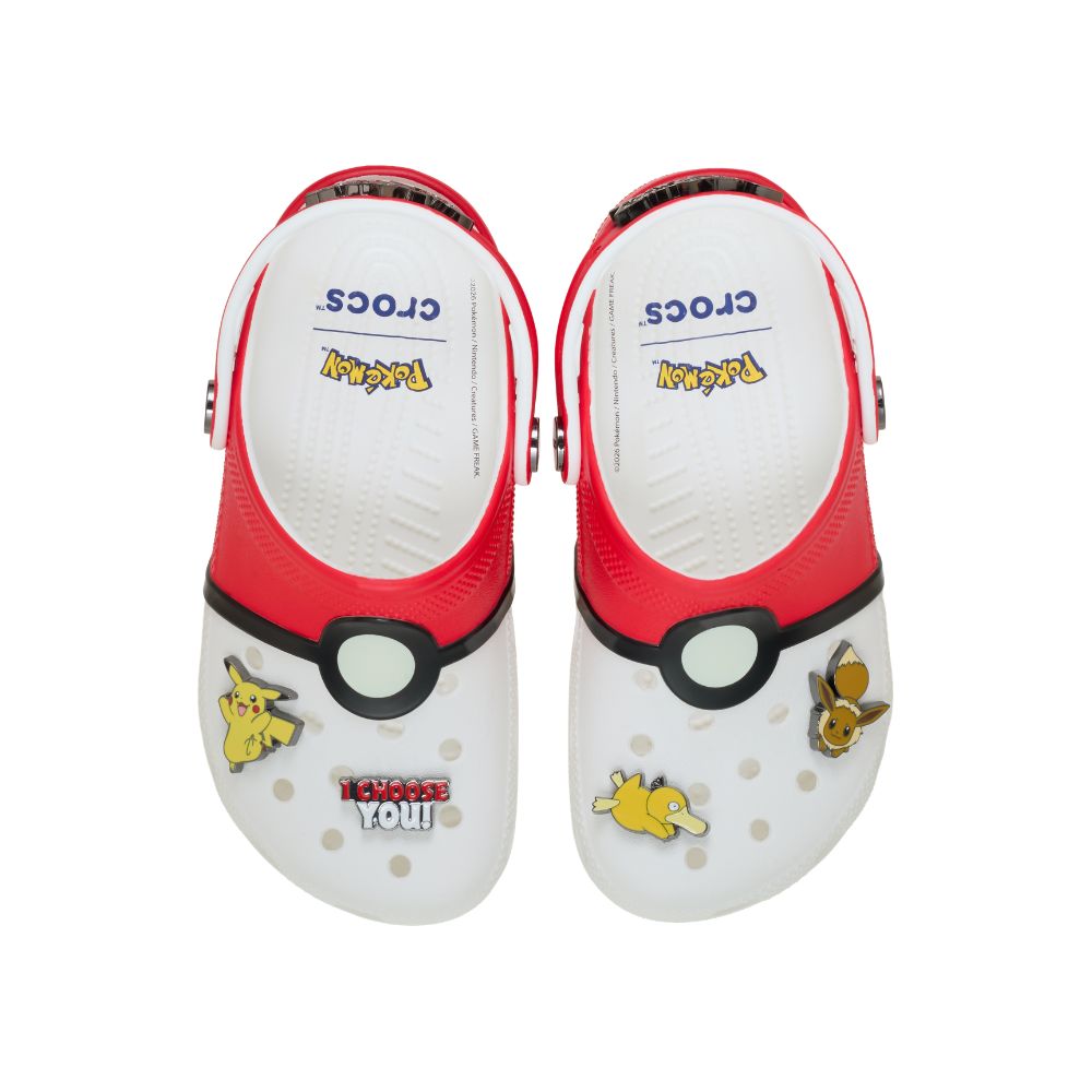 รองเท้าลำลองเด็ก KIDS POKÉMON POKÉ BALL CLASSIC CLOG