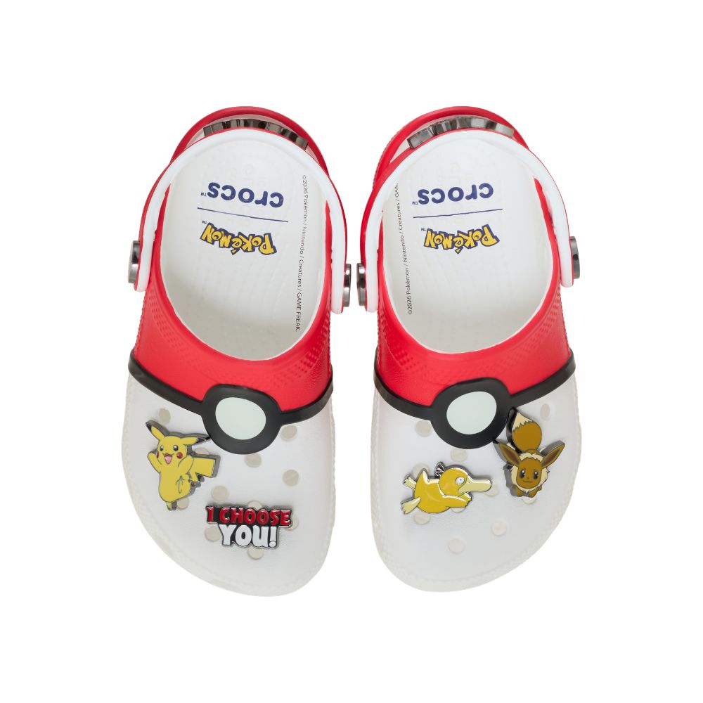 รองเท้าลำลองเด็ก TODDLER POKÉMON POKÉ BALL CLASSIC CLOG