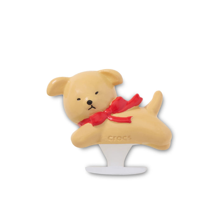 ตัวติดรองเท้า JIBBITZ™ 3D DOG ON TUMMY