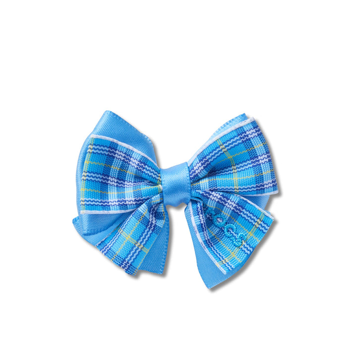 ตัวติดรองเท้า JIBBITZ™ BLUE PLAID BOW