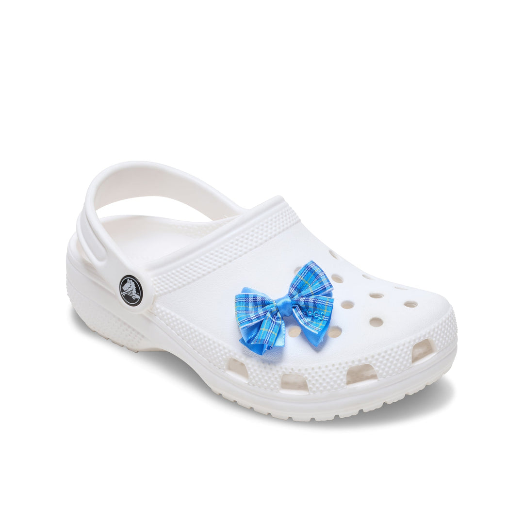 ตัวติดรองเท้า JIBBITZ™ BLUE PLAID BOW