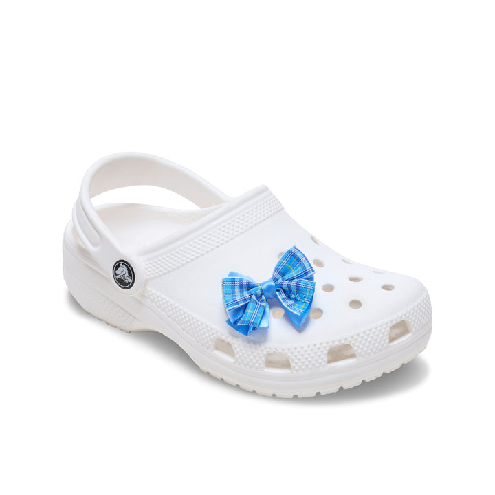 ตัวติดรองเท้า JIBBITZ™ BLUE PLAID BOW