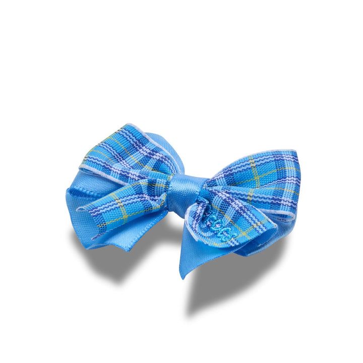 ตัวติดรองเท้า JIBBITZ™ BLUE PLAID BOW