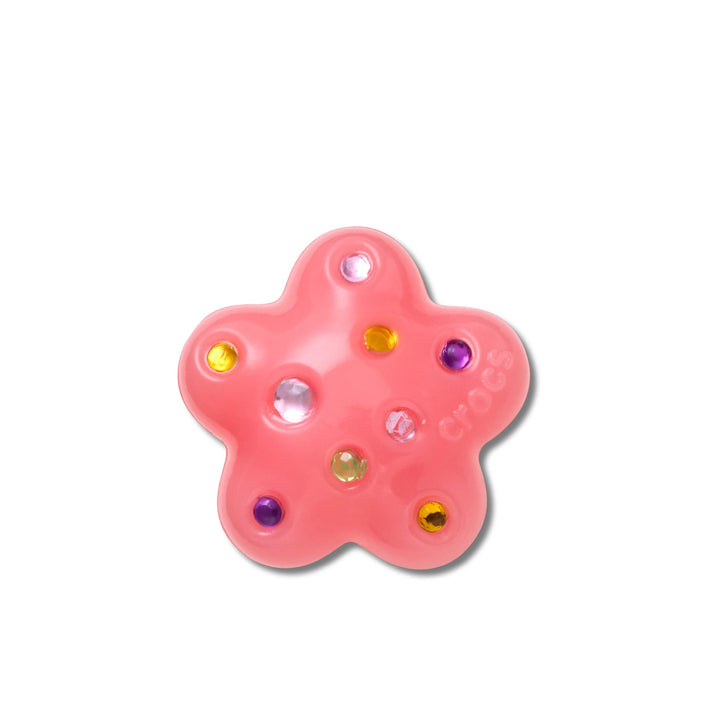 ตัวติดรองเท้า JIBBITZ™ DAINTY GEM PINK FLOWER