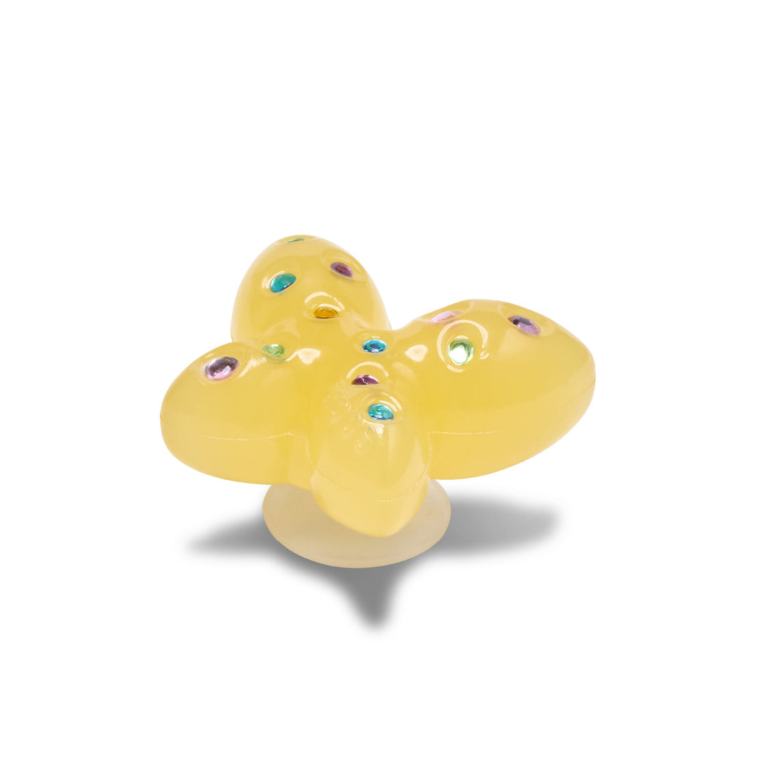 ตัวติดรองเท้า JIBBITZ™ DAINTY GEM YELLOW BUTTERFLY