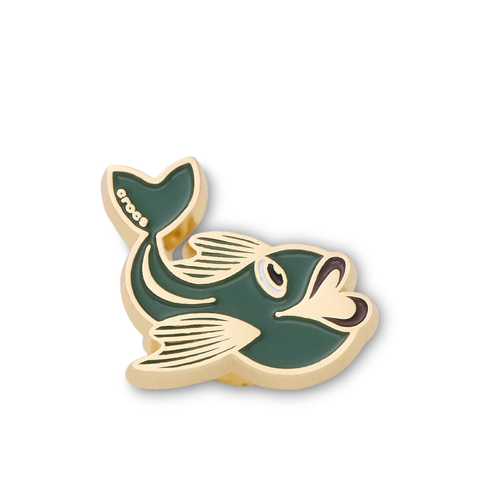 ตัวติดรองเท้า JIBBITZ™ ENAMEL GREEN FISH