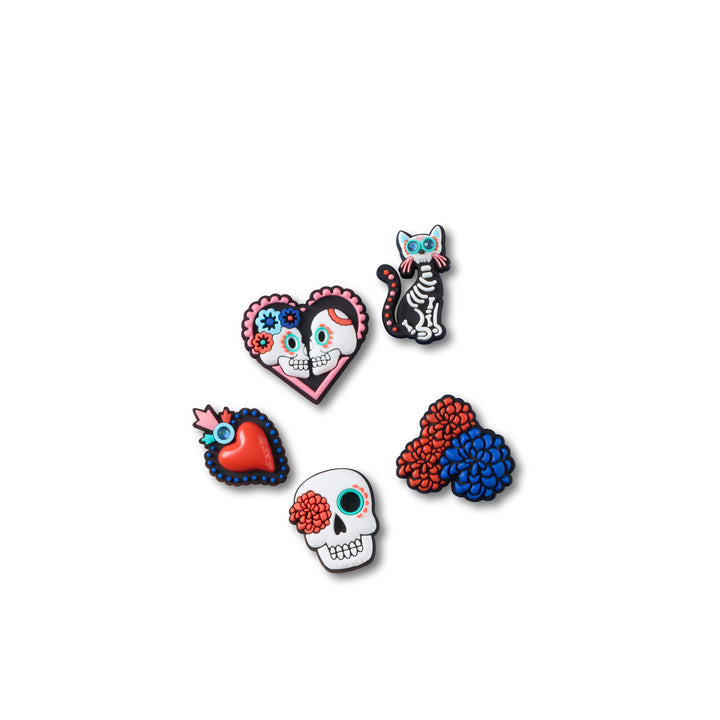 ตัวติดรองเท้า JIBBITZ™ ARTSY DIA DE LOS MUERTOS 5 PACK