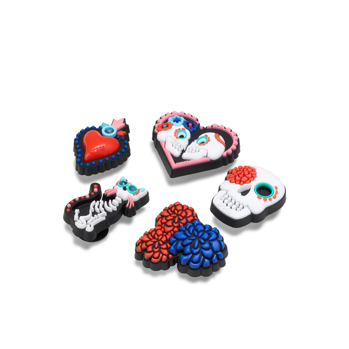 ตัวติดรองเท้า JIBBITZ™ ARTSY DIA DE LOS MUERTOS 5 PACK