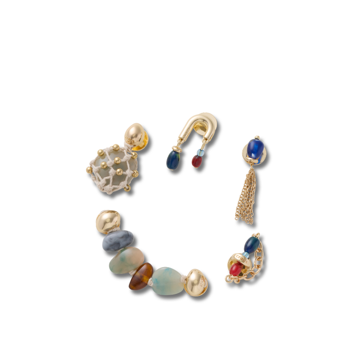 JIBBITZ™ STONE AND GOLD 5 PACK
