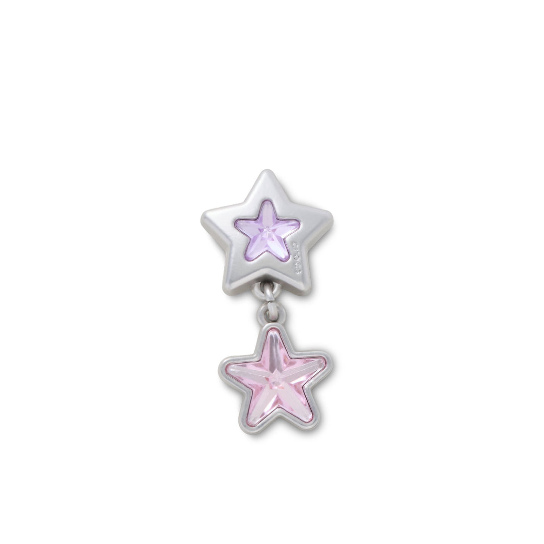 ตัวติดรองเท้า JIBBITZ™ PURPLE AND PINK STAR DANGLE