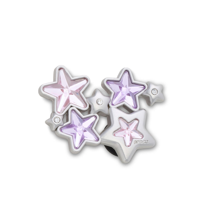 JIBBITZ™ PURPLEANDPINK GEM STAR CLUSTER