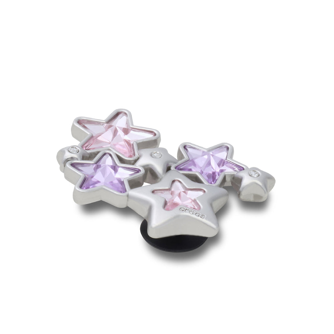 JIBBITZ™ PURPLEANDPINK GEM STAR CLUSTER
