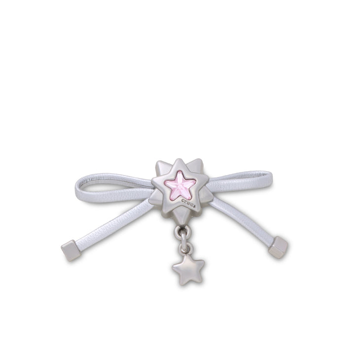 JIBBITZ™ SILVER BOW AND STAR DANGLE