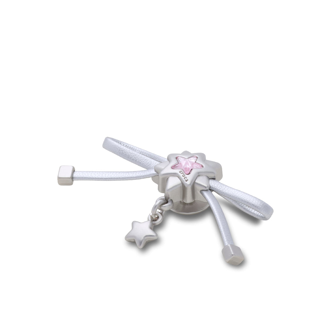 JIBBITZ™ SILVER BOW AND STAR DANGLE