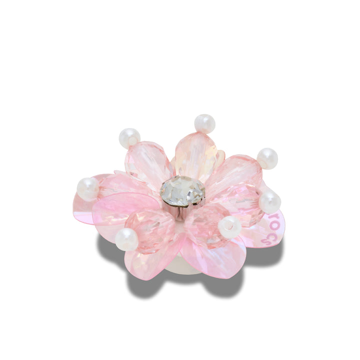 ตัวติดรองเท้า JIBBITZ™ PINK SEQUIN AND PEARL FLOWER