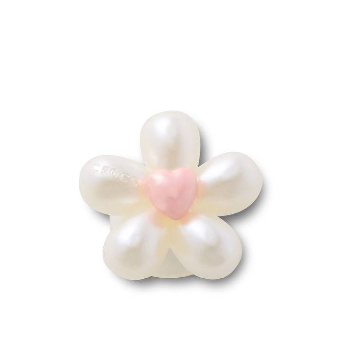 ตัวติดรองเท้า JIBBITZ™ PEARL FLOWER WITH HEART
