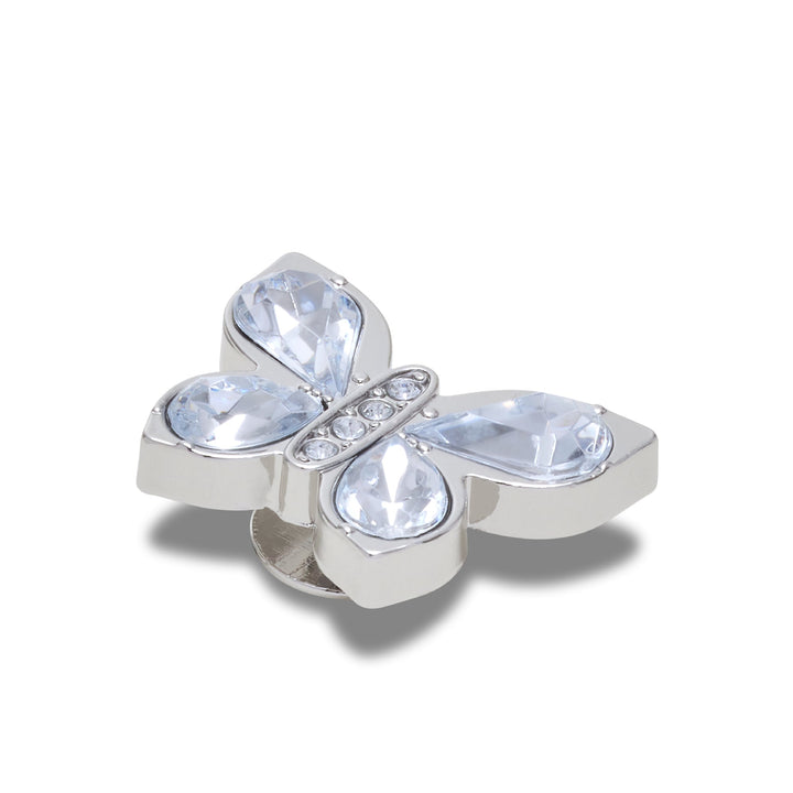 JIBBITZ™ SILVER GEM BUTTERFLY