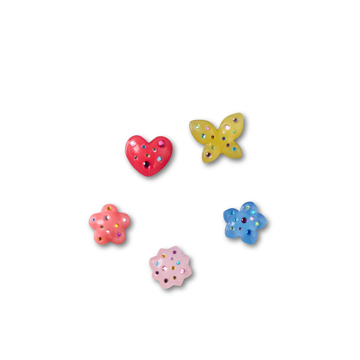 ตัวติดรองเท้า JIBBITZ™ DAINTY GEM FLORAL 5 PACK