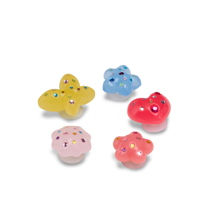 ตัวติดรองเท้า JIBBITZ™ DAINTY GEM FLORAL 5 PACK