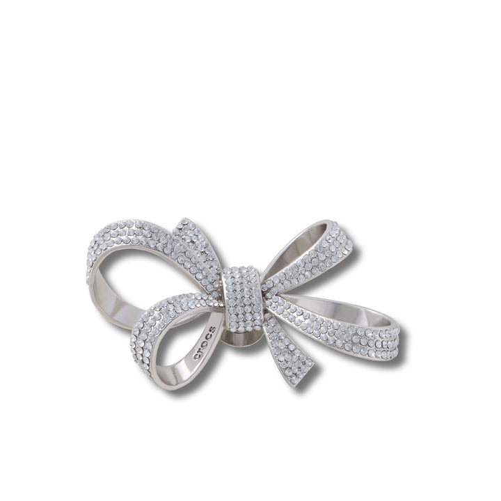 JIBBITZ™ SILVER GEM BOW CHARM
