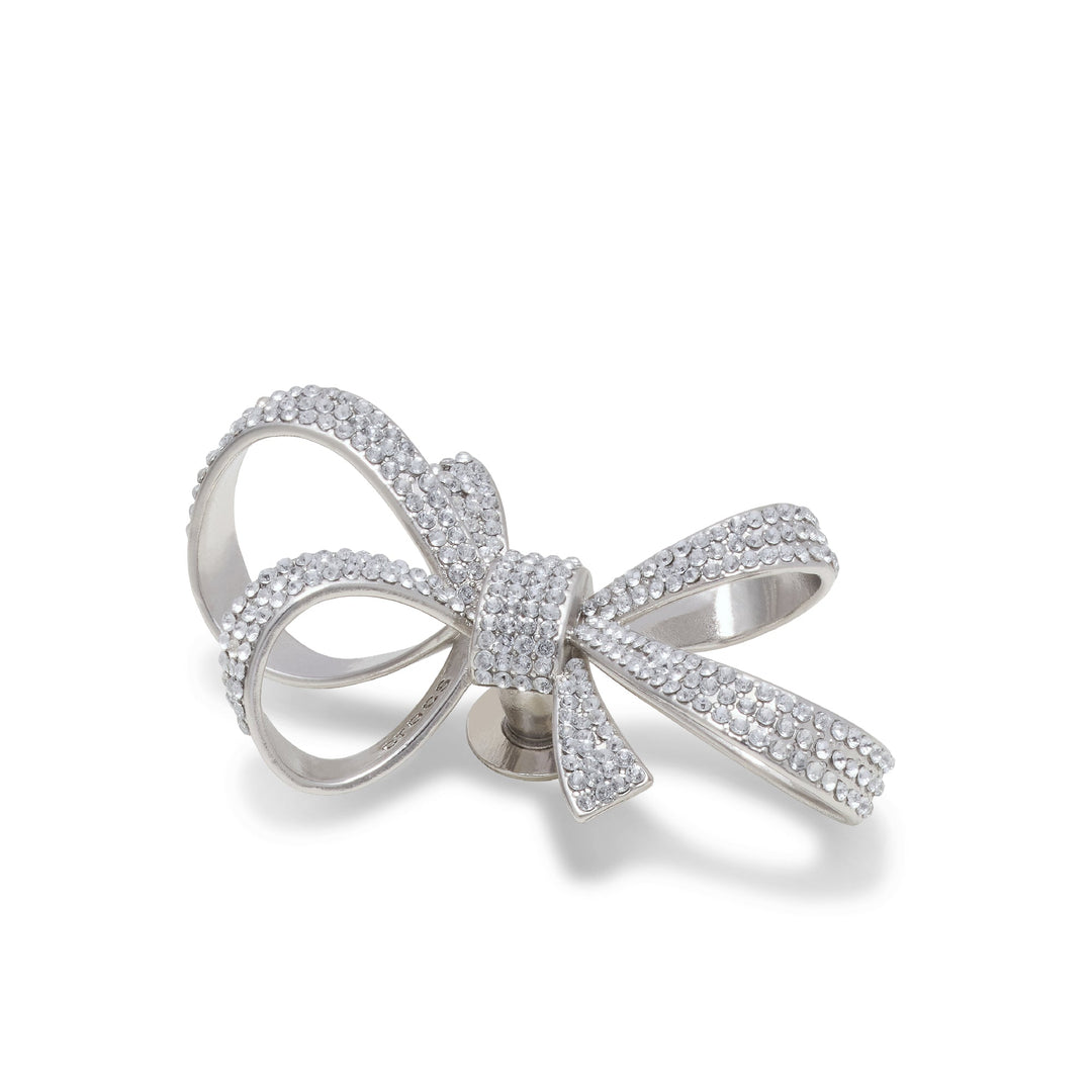 JIBBITZ™ SILVER GEM BOW CHARM