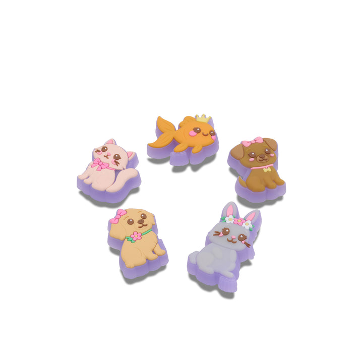 ตัวติดรองเท้า JIBBITZ™ LIGHTS UP PRINCESS PETS 5 PACK