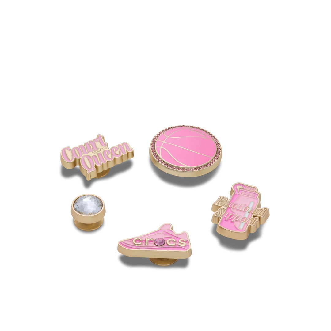 ตัวติดรองเท้า JIBBITZ™ BASKETBALL BLING 5 PACK