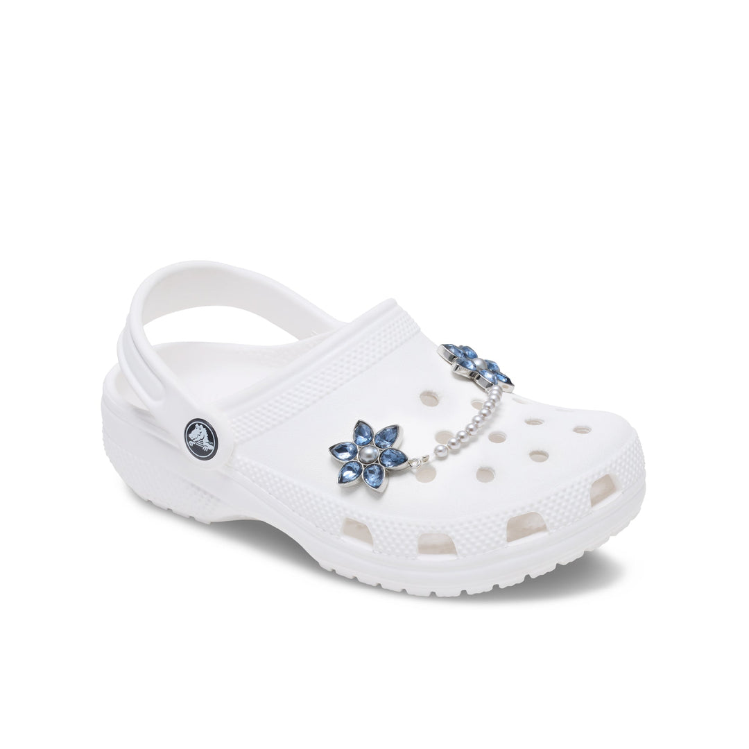 ตัวติดรองเท้า JIBBITZ™ GEM FLOWER AND PEARL CHAIN