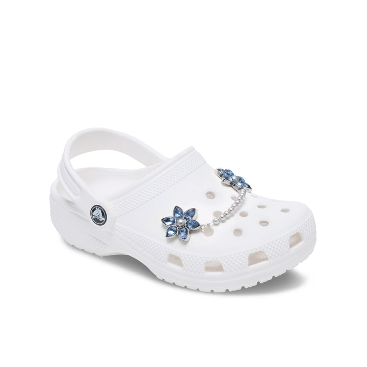 ตัวติดรองเท้า JIBBITZ™ GEM FLOWER AND PEARL CHAIN