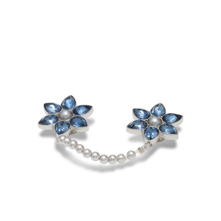 ตัวติดรองเท้า JIBBITZ™ GEM FLOWER AND PEARL CHAIN