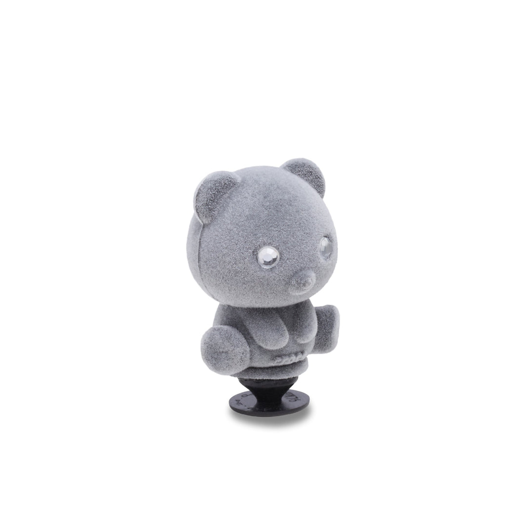 ตัวติดรองเท้า JIBBITZ™ RHINESTONE FLOCKED BEAR