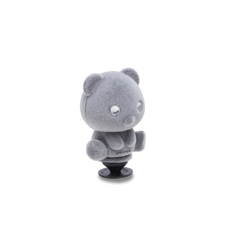 ตัวติดรองเท้า JIBBITZ™ RHINESTONE FLOCKED BEAR