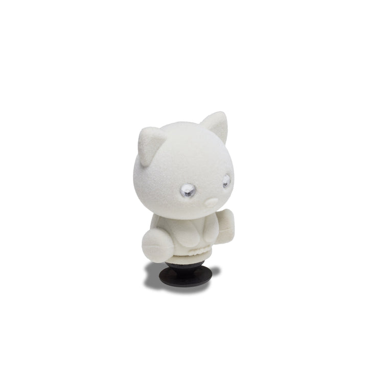 ตัวติดรองเท้า JIBBITZ™ RHINESTONE FLOCKED CAT